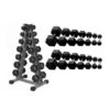 SportKraft Hex käsipainosarja 1-10kg telineellä
