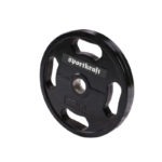 Sportkraft kumitettu levypaino, musta 10kg