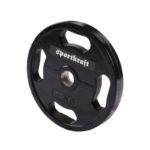 Sportkraft kumitettu levypaino, musta 15kg