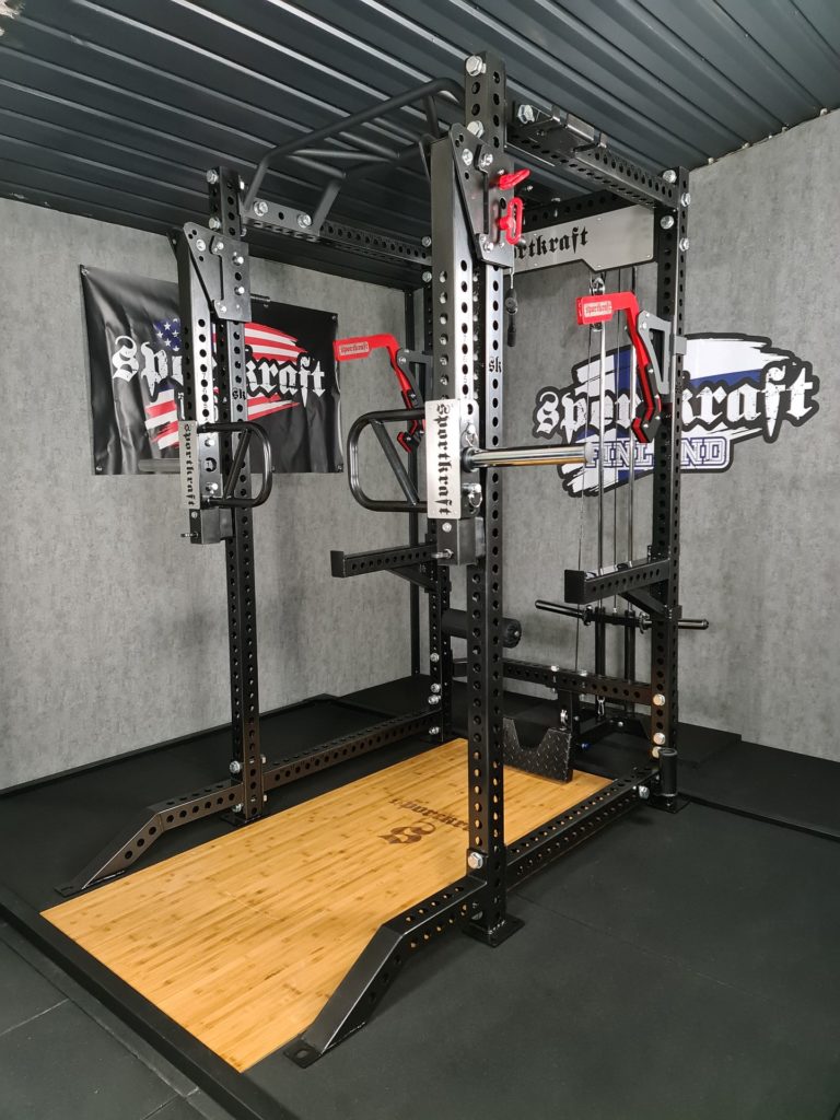 SportKraft premium power rack turvaraudat, 4 kokoa 5