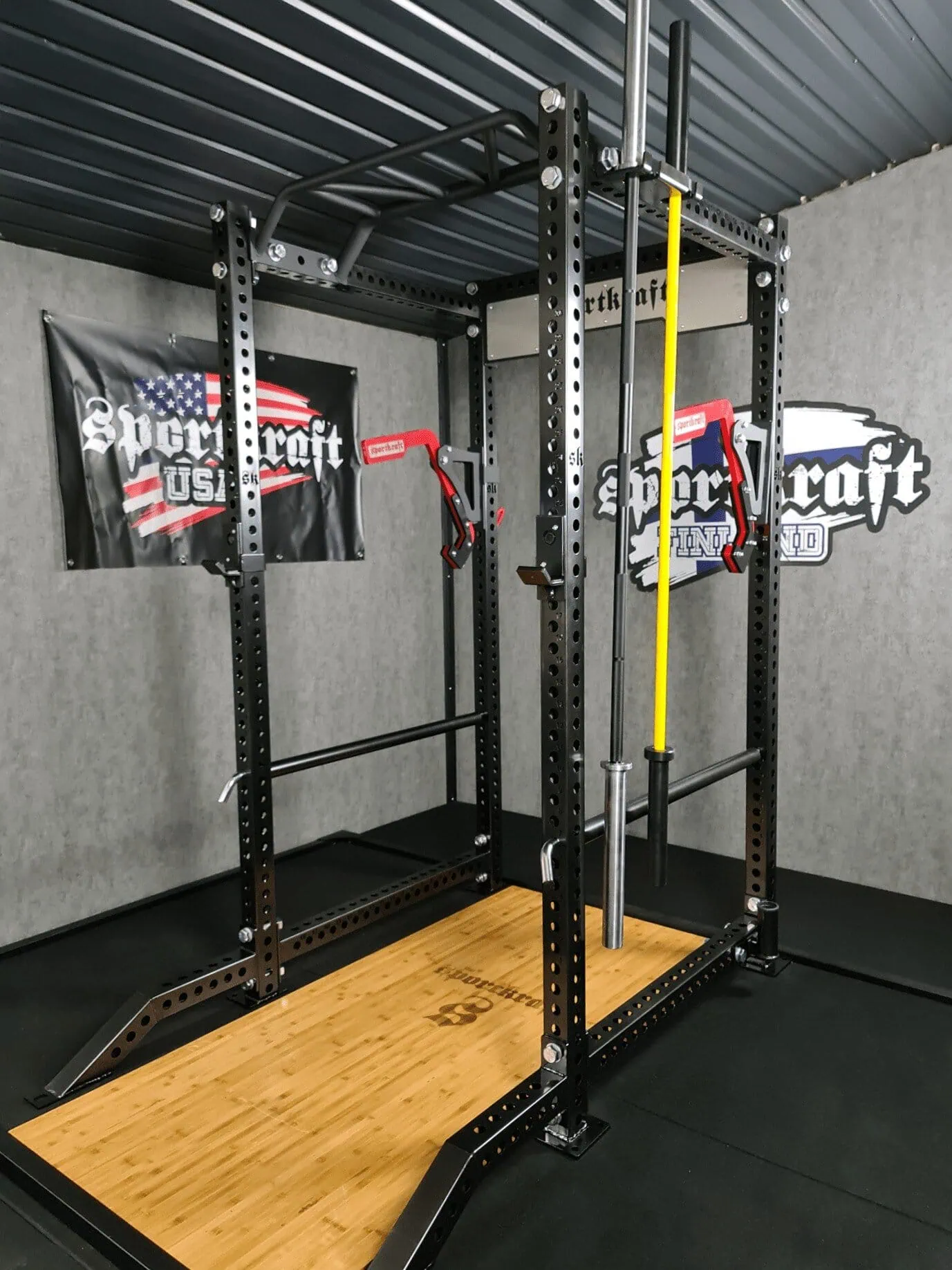 Premium power rack Levytankopidike, 2 tankoa