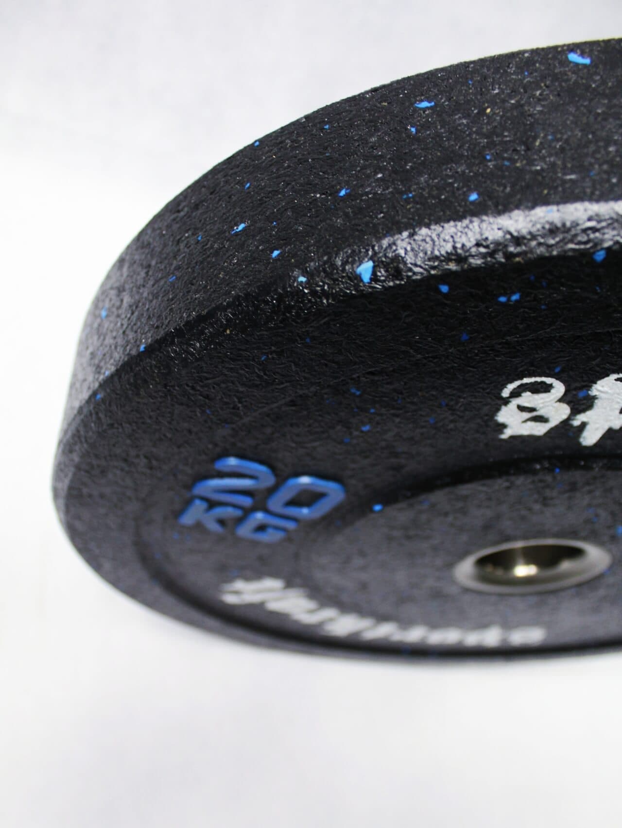 SportKraft rouhekumi bumper-levypainosarja 20kg sininen värihiutale matala melutaso