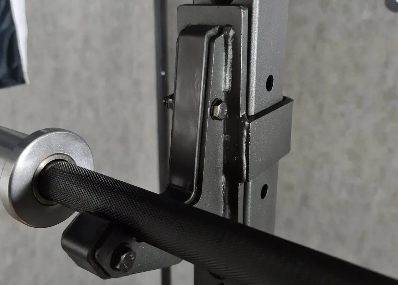 Painonnostotelineen yksityiskohta