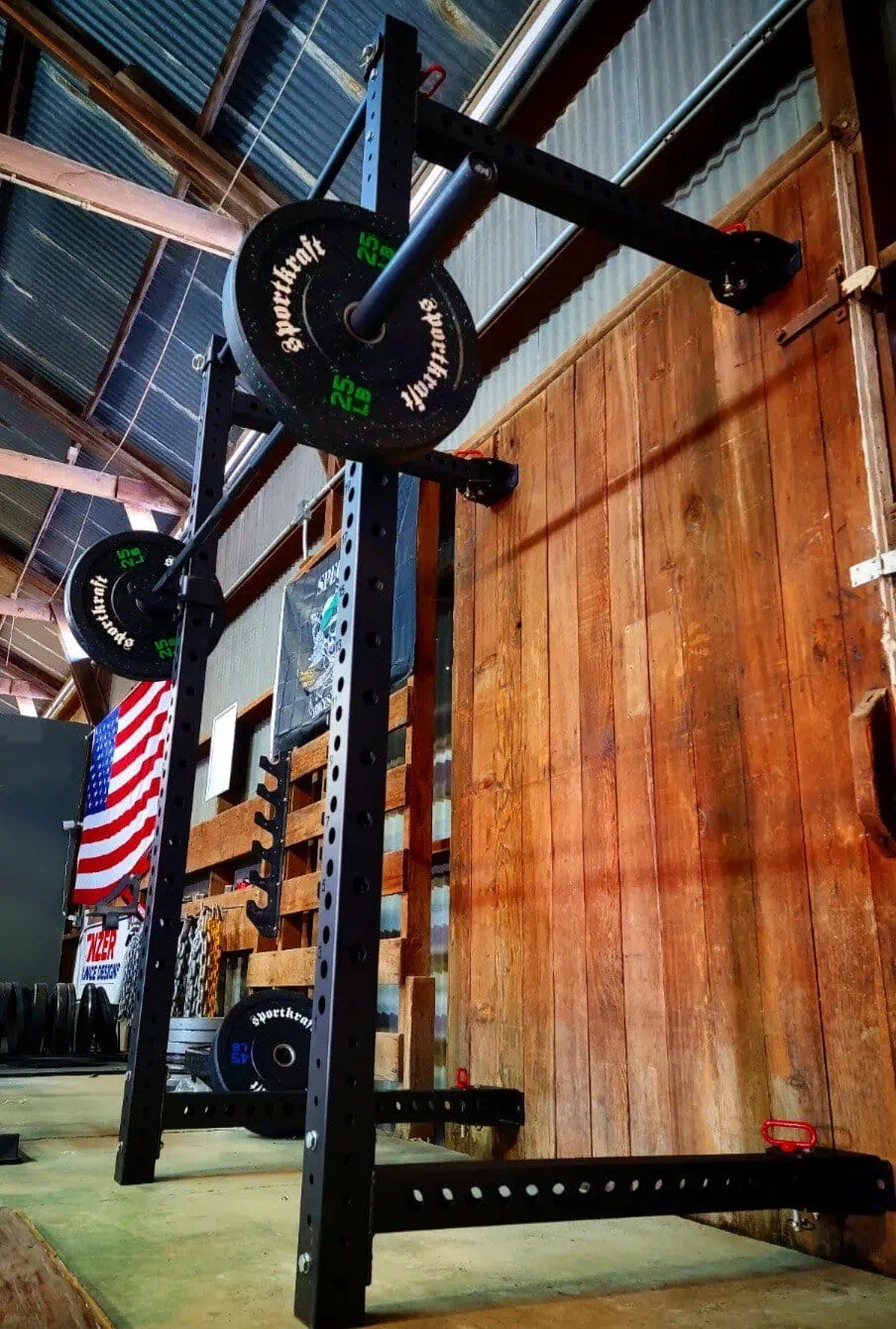 SportKraft Foldable Wall rack / taitettava kyykkyteline