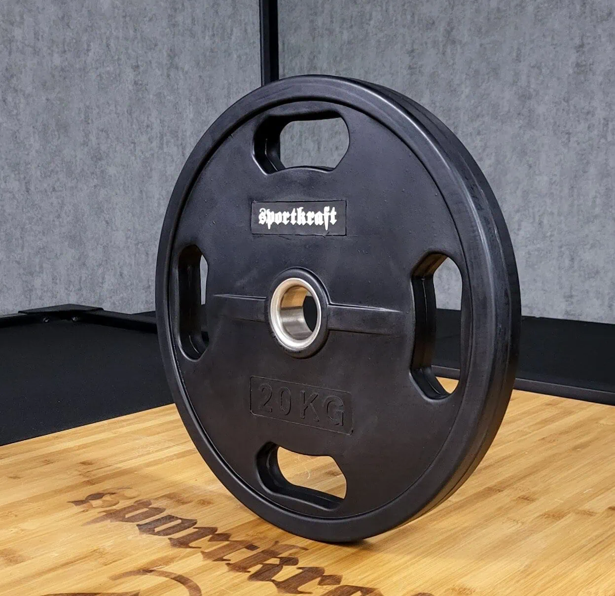 Sportkraft Kumitettu Levypaino Musta