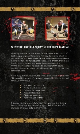 Westside Barbell Squat and Deadlift Manual