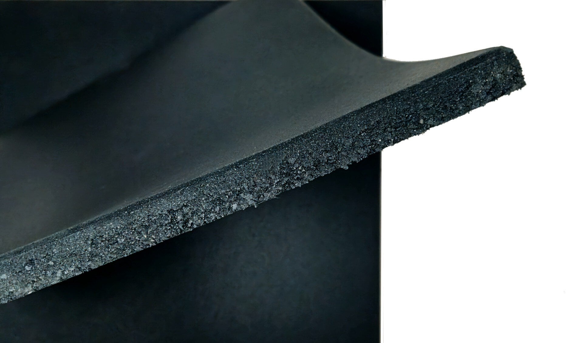 Sileäpintainen kumilaatta 100x100cm kuntosalille magnesiumin kestävä pinta