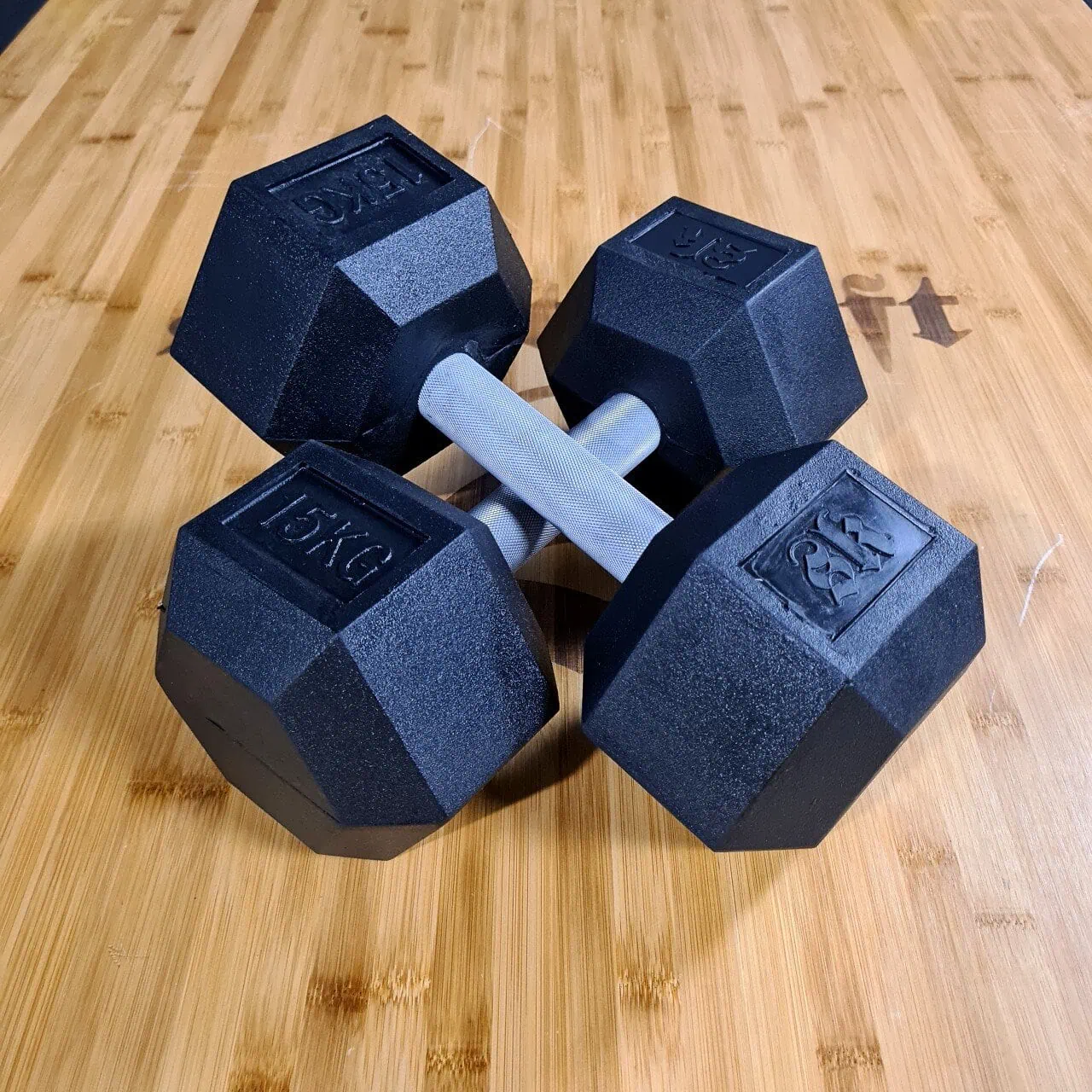 SportKraft Hex käsipaino – suora kahva