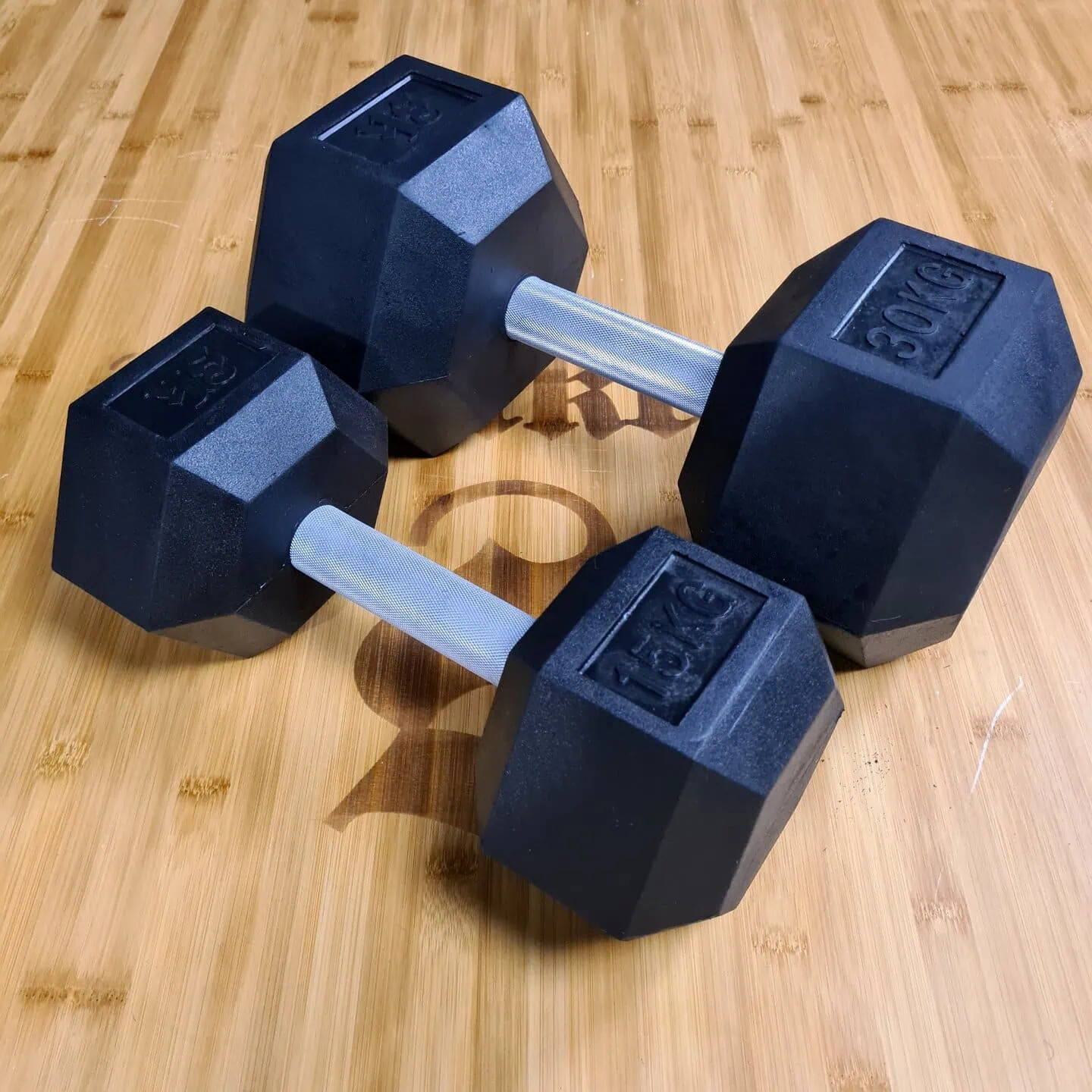 SportKraft Hex käsipaino - suora kahva