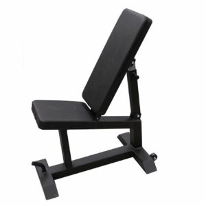 Säädettävä teräsrunkoinen kuntosalipenkki kotitreeniin ja tehokkaaseen voimaharjoitteluun.