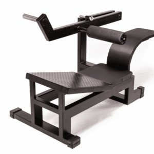 Säädettävä musta selänojennuspenkki alaselän ja keskivartalon lihasten vahvistamiseen.