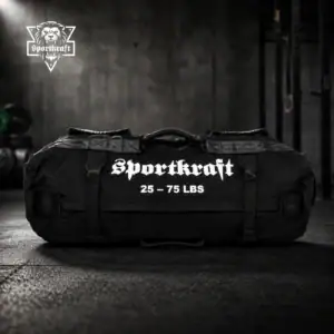 SportKraft Fit -treenihiekkasäkki kahvoilla 10–35 kg kuntosalilla