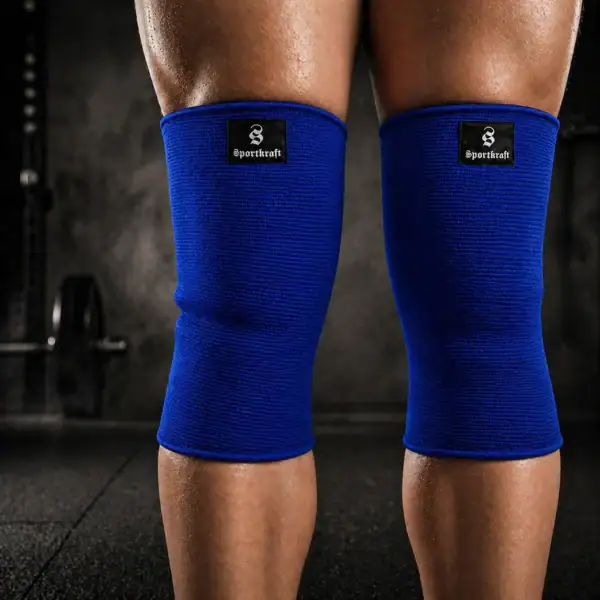 SportKraft 1-ply polvituet sininen voimaharjoitteluu
