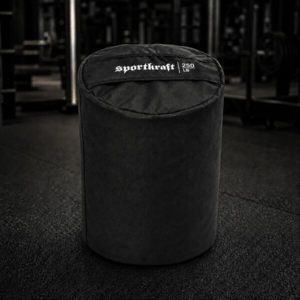 SportKraft hiekkasäkki 250LB 115kg kahvaton voimamies hiekkasäkki