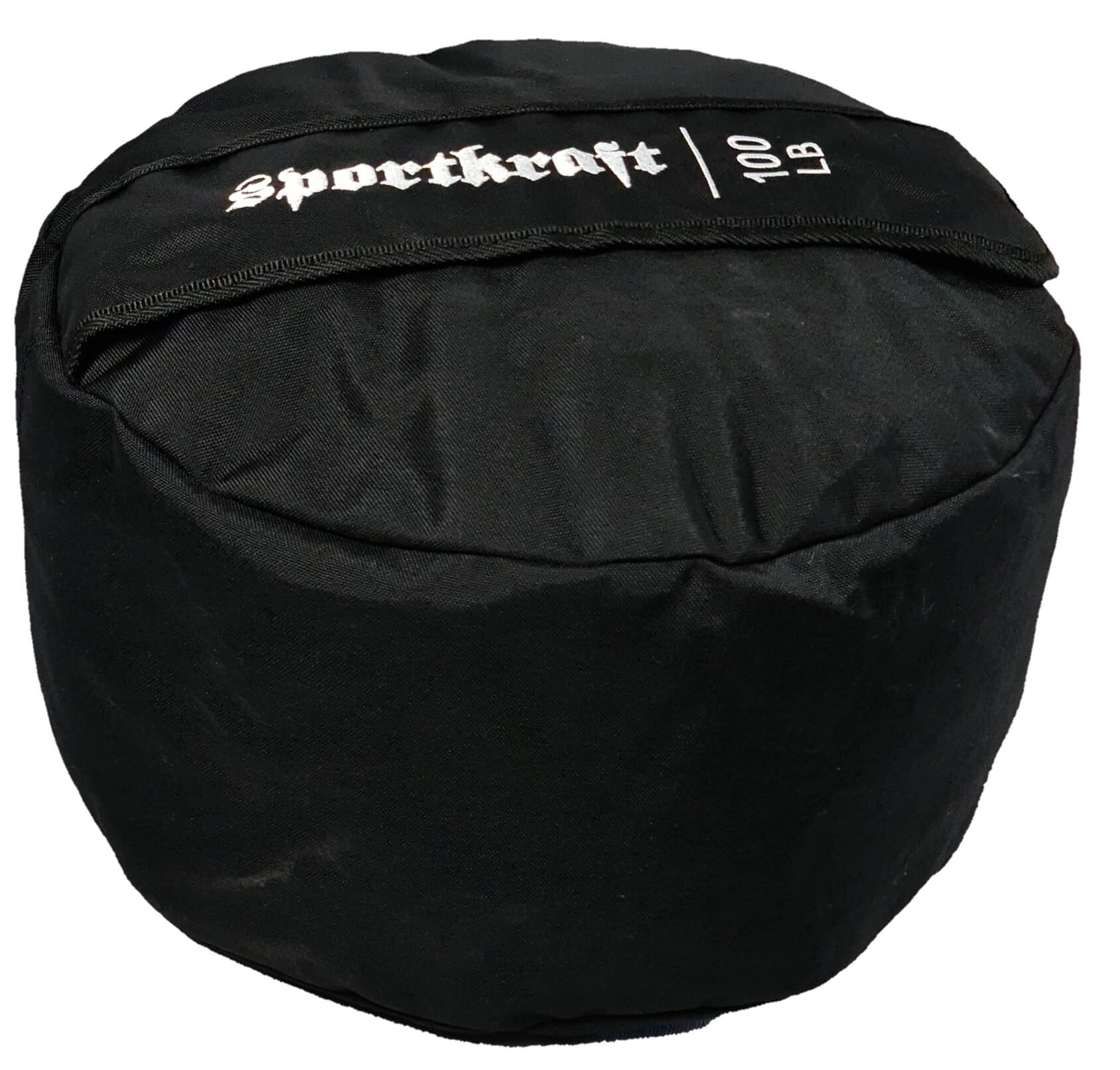 SportKraft 100 lb musta painosäkki voimaharjoitteluun ja toiminnallisiin treeneihin.