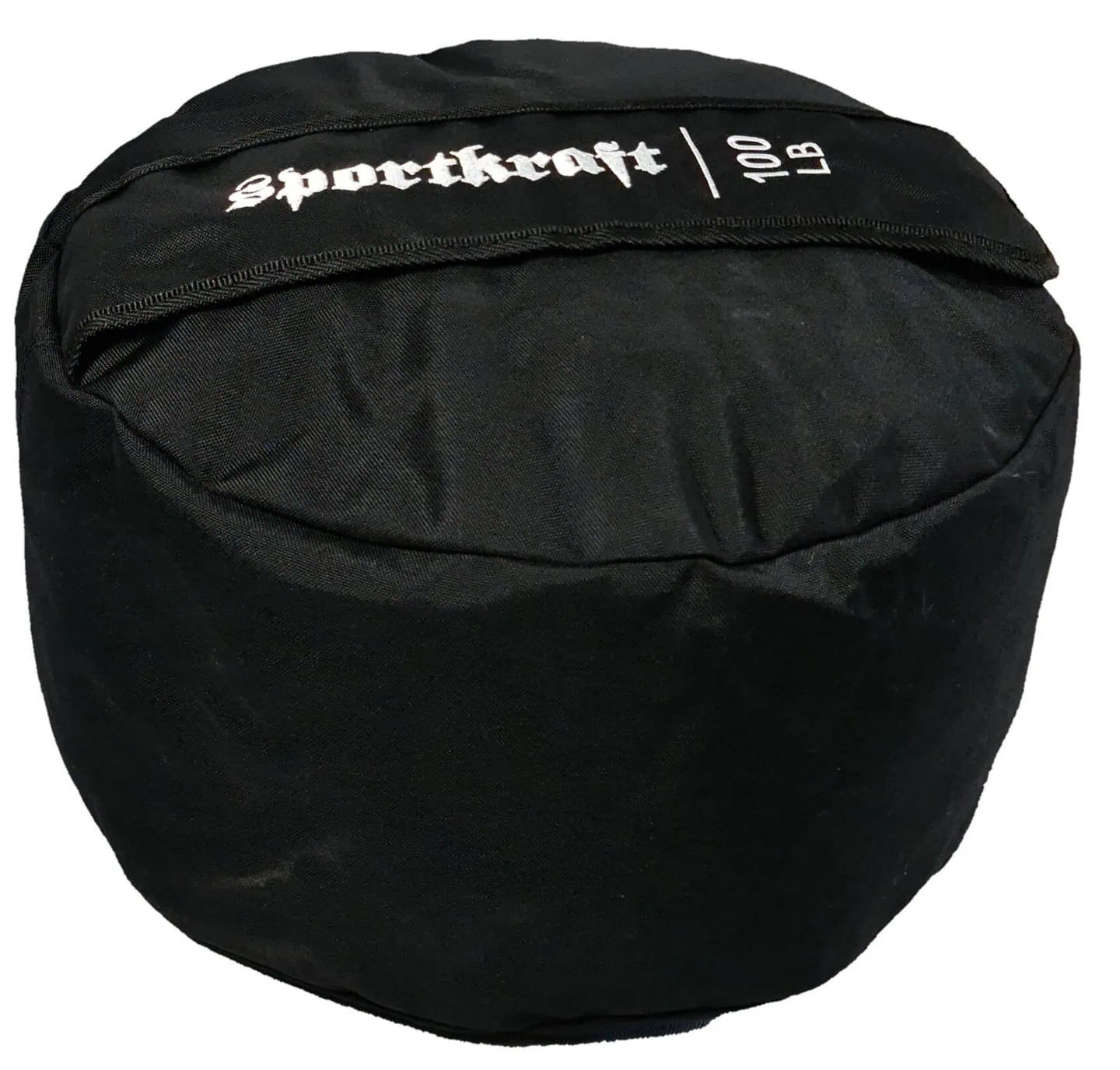 SportKraft 100 lb musta painosäkki voimaharjoitteluun ja toiminnallisiin treeneihin.