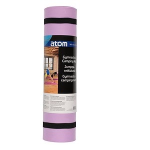 Atom fitnessmatto  ja makuualusta 7 mm violetti