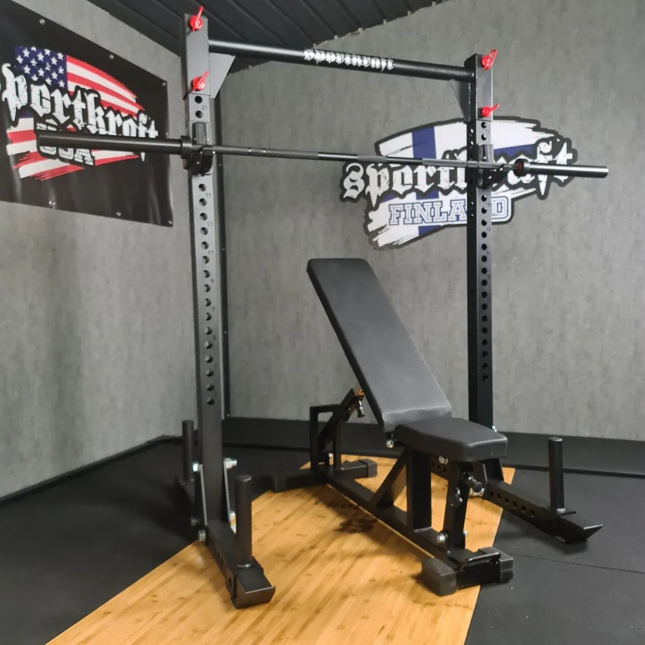 SportKraft Yleistanko 700, Musta