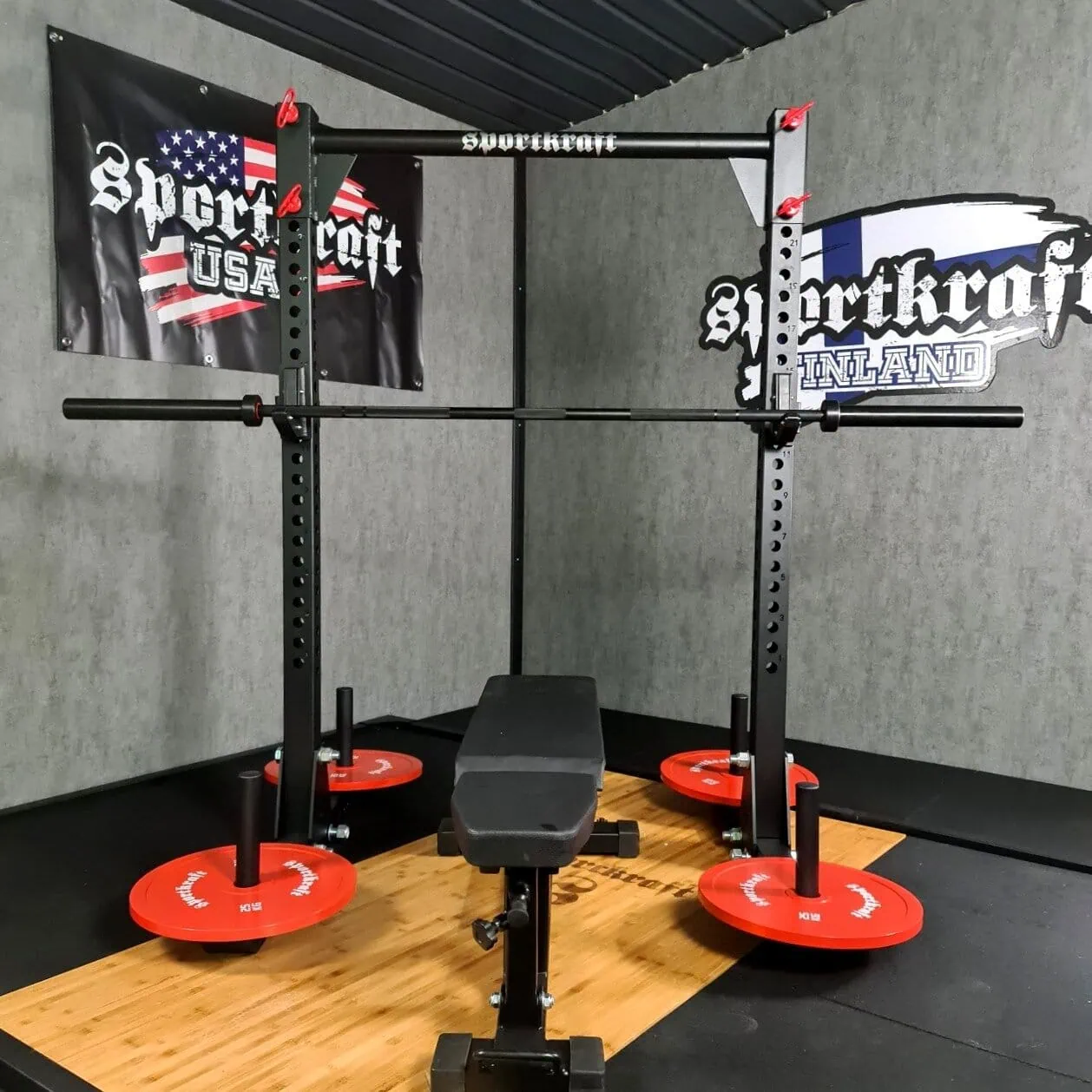 SportKraft Yoke merimieskävely / kyykkyteline