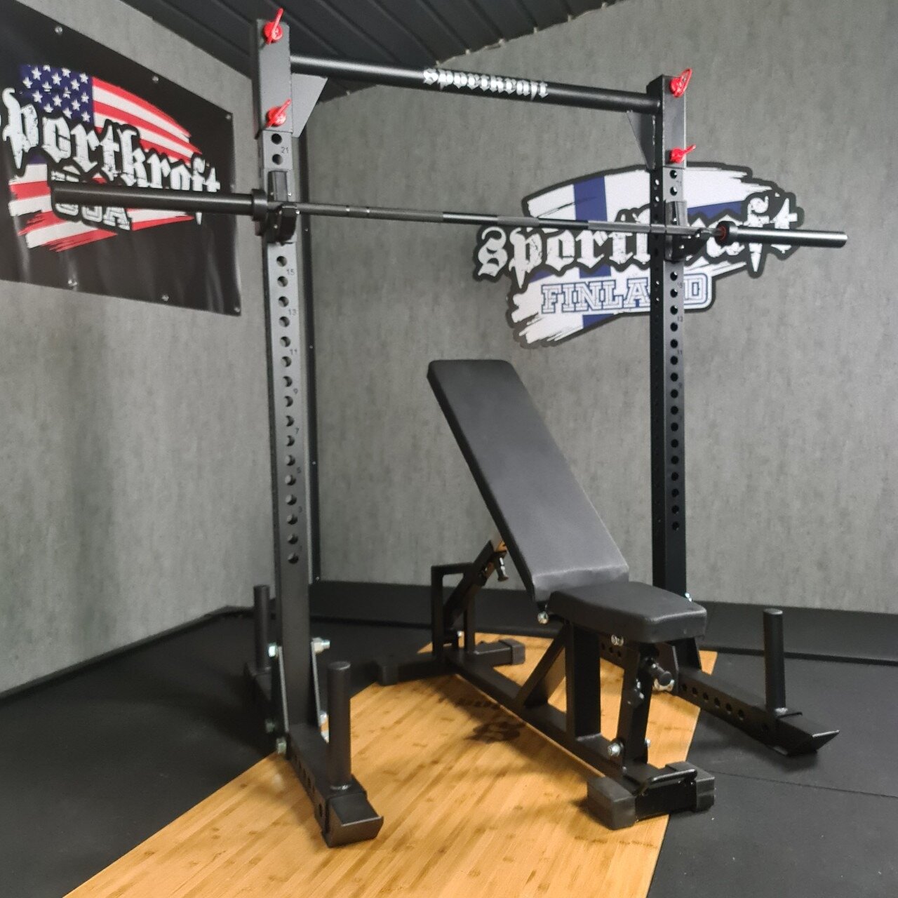 SportKraft Yleistanko 700, Musta