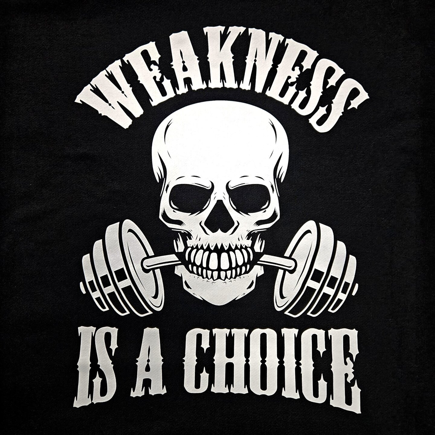WEAKNESS IS A CHOICE, huppari unisex, 4 väriä