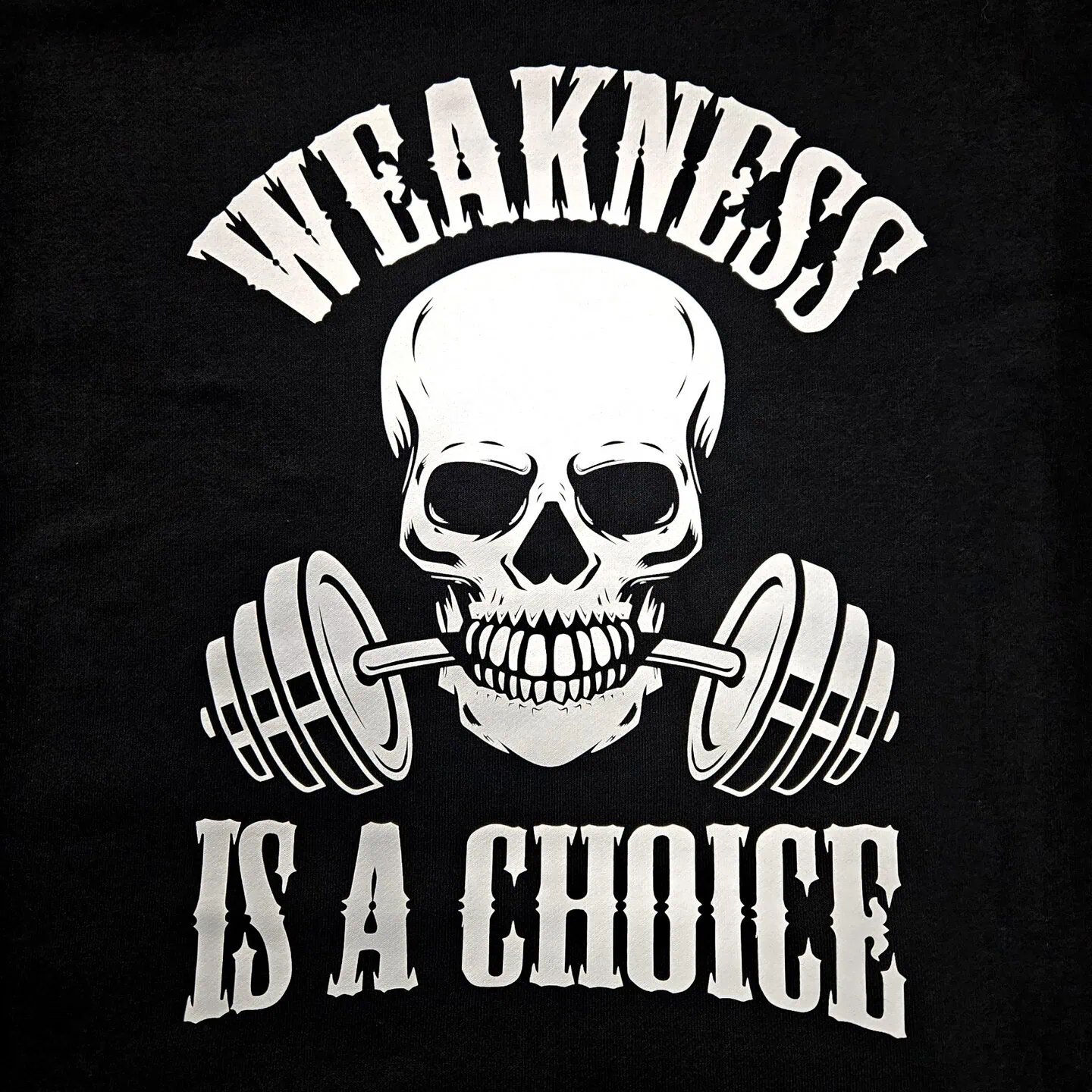 WEAKNESS IS A CHOICE, huppari unisex, 4 väriä