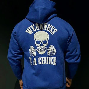 weakness is a choice, huppari unisex, 4 väriä