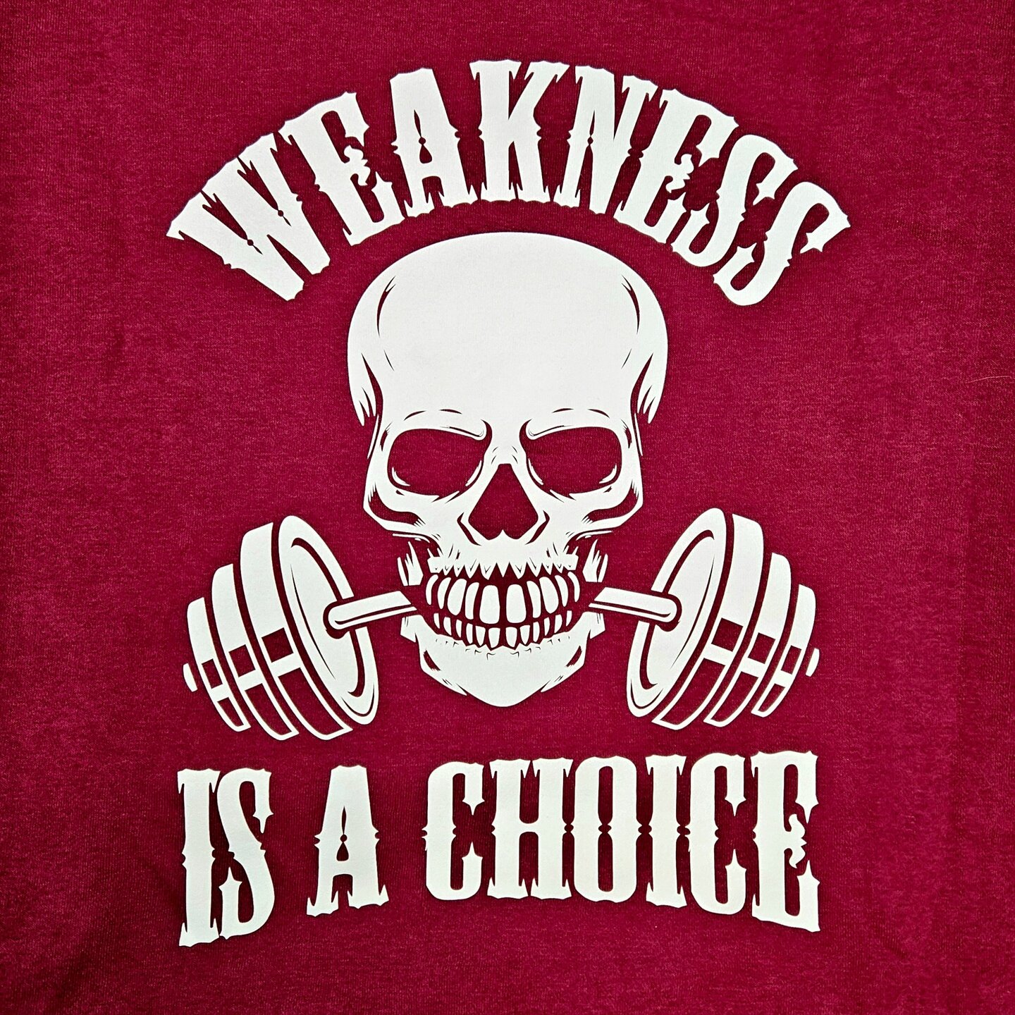 WEAKNESS IS A CHOICE, huppari unisex, 4 väriä
