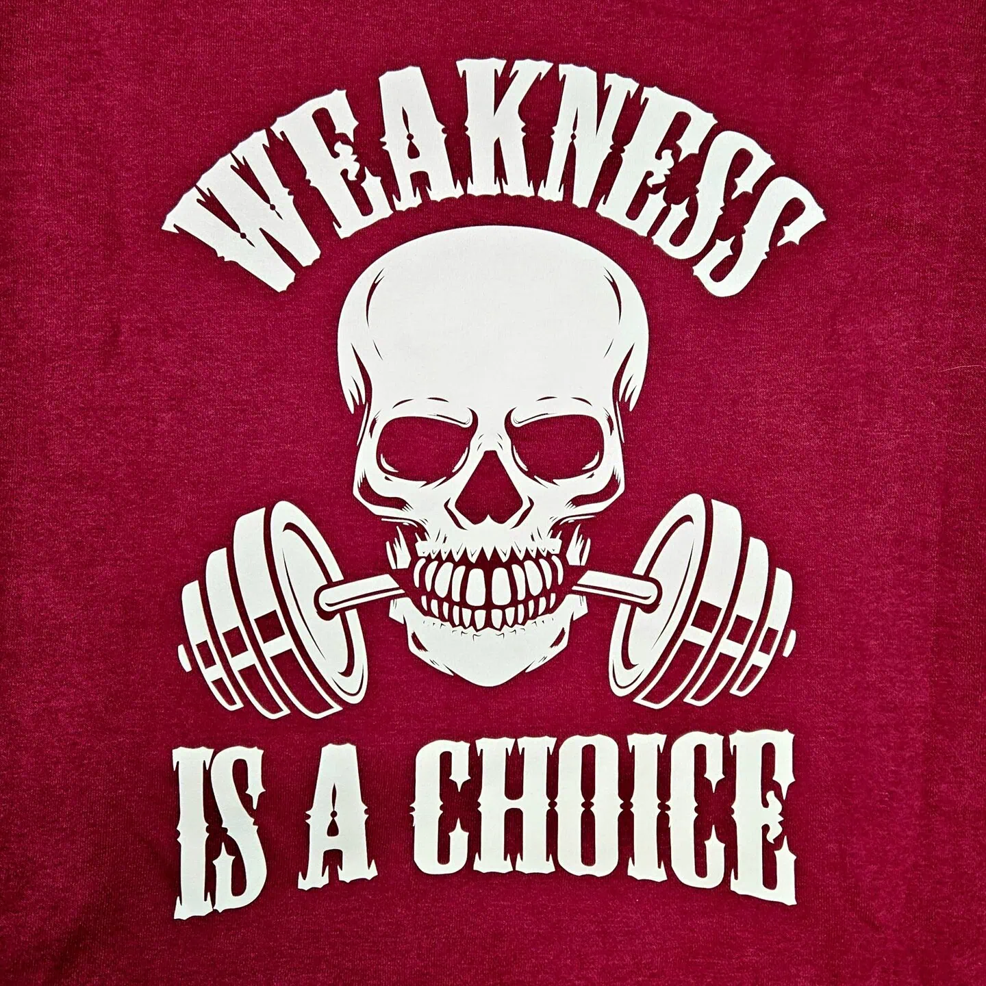 WEAKNESS IS A CHOICE, huppari unisex, 4 väriä