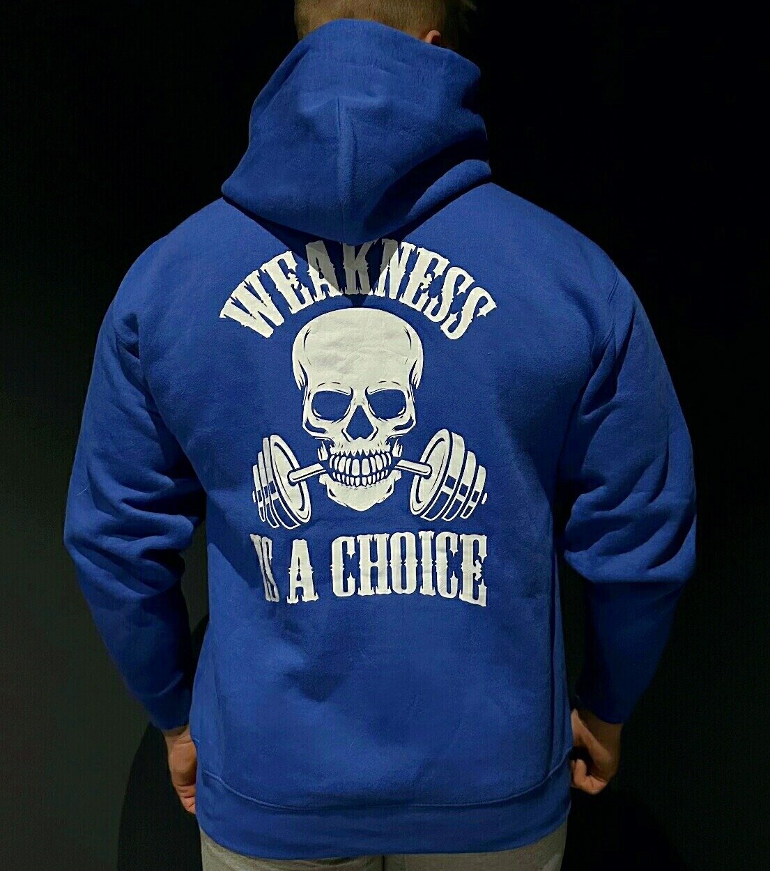 WEAKNESS IS A CHOICE, huppari unisex, 4 väriä