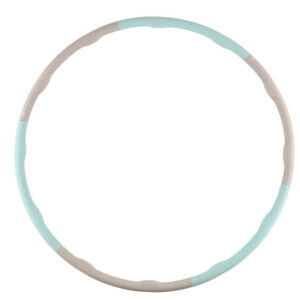 Moderni turkoosi ja beige koristerengas, tyylikäs sisustuselementti kotiin tai toimistoon.