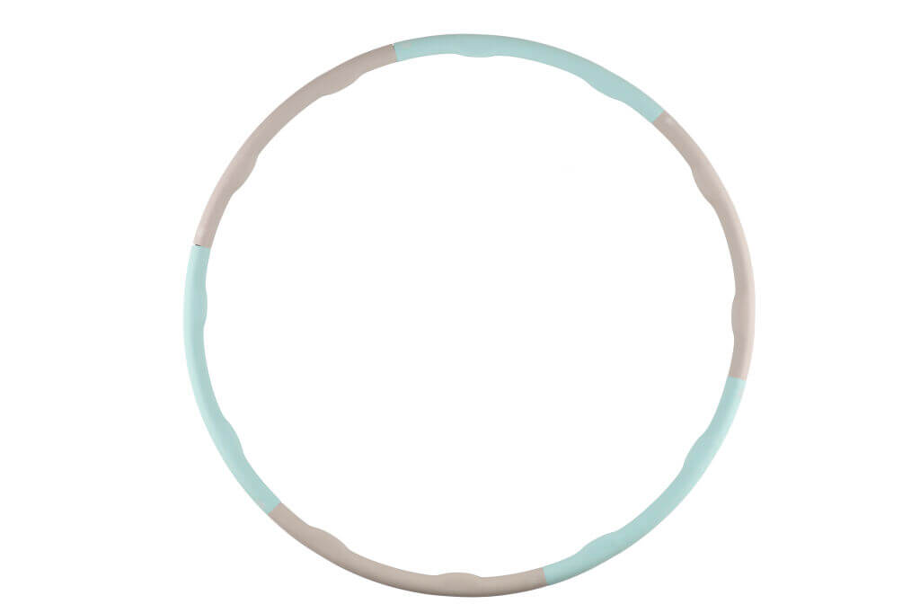 Moderni turkoosi ja beige koristerengas, tyylikäs sisustuselementti kotiin tai toimistoon.