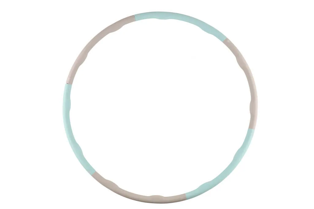 Moderni turkoosi ja beige koristerengas, tyylikäs sisustuselementti kotiin tai toimistoon.