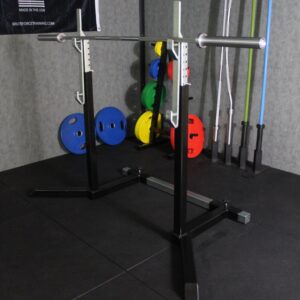 sportkraft premium kyykkyteline penkkikoukuilla