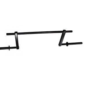 Triceps dip -tanko kotitreeniin, musta metallirunko ja ergonomiset kahvat voimaharjoitteluun.