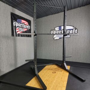 SportKraft Deluxe half rack