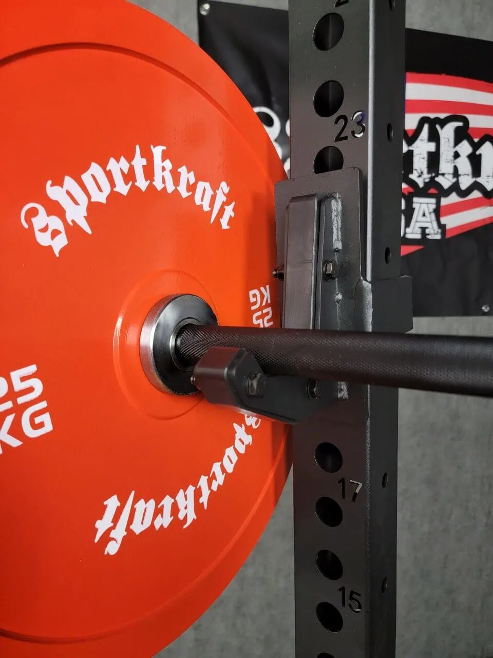 SportKraft Deluxe half rack