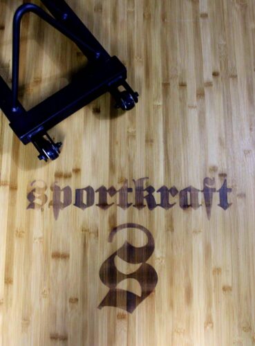 SportKraft siirrettävä levypainoteline