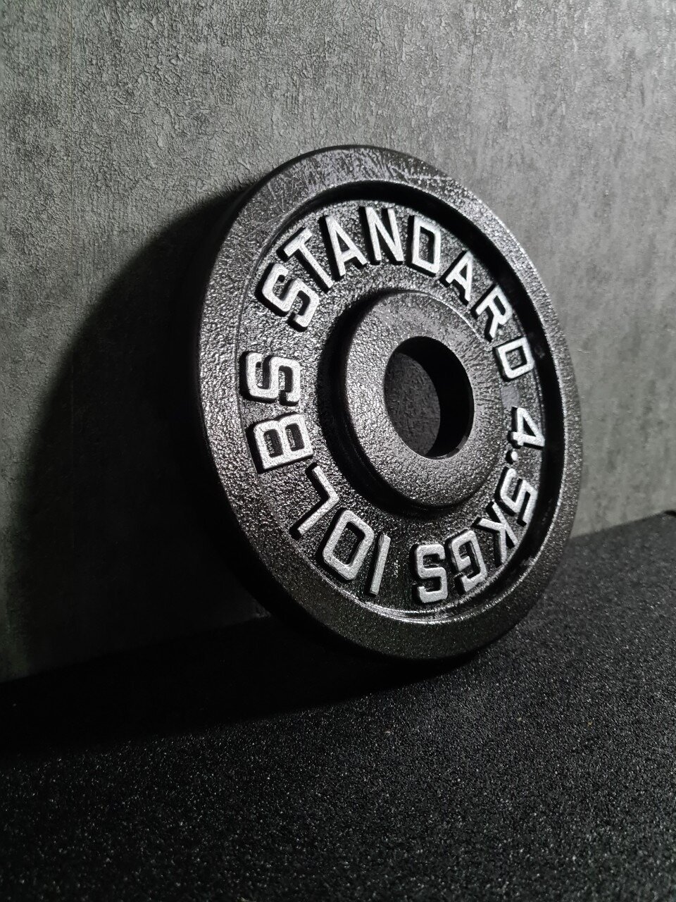 Pieni valurautainen levypaino 10lbs 4.5kg kuntosalille