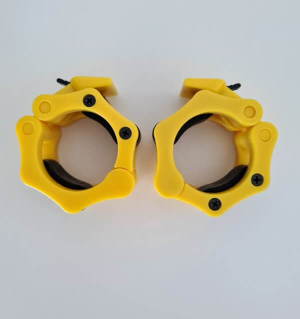SportKraft Lock jaw lukko, 8 väriä keltainen