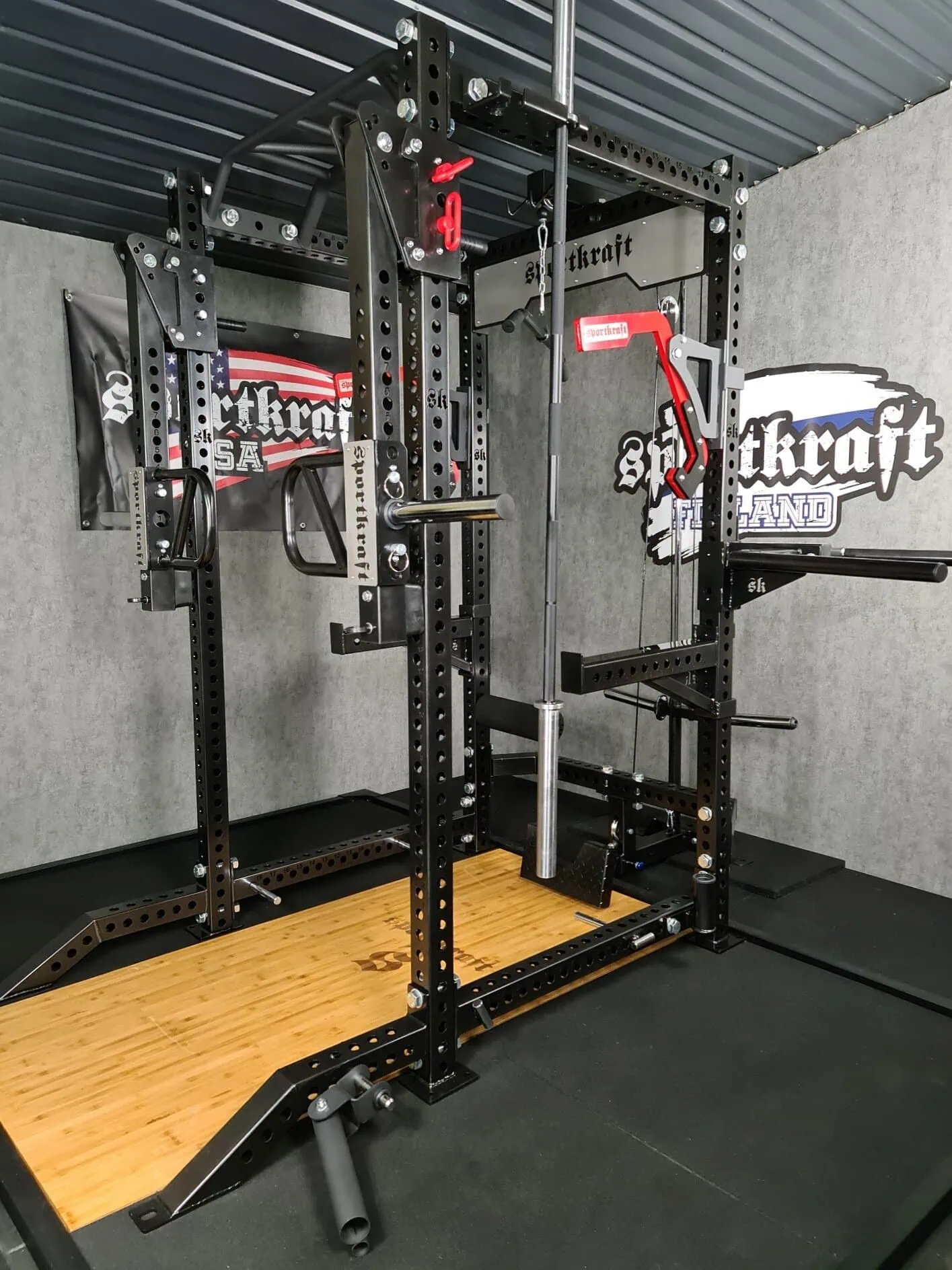 SportKraft Premium Power Rack, K229cm S120cm