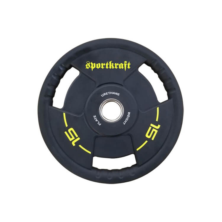 SportKraft Premium PU levypaino - 15kg