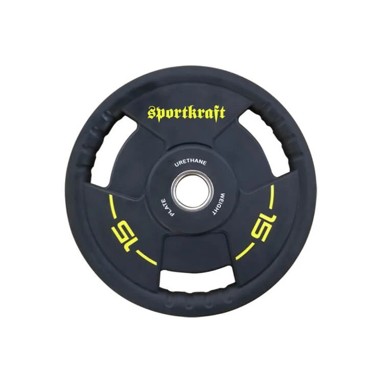 SportKraft Premium PU levypaino - 15kg