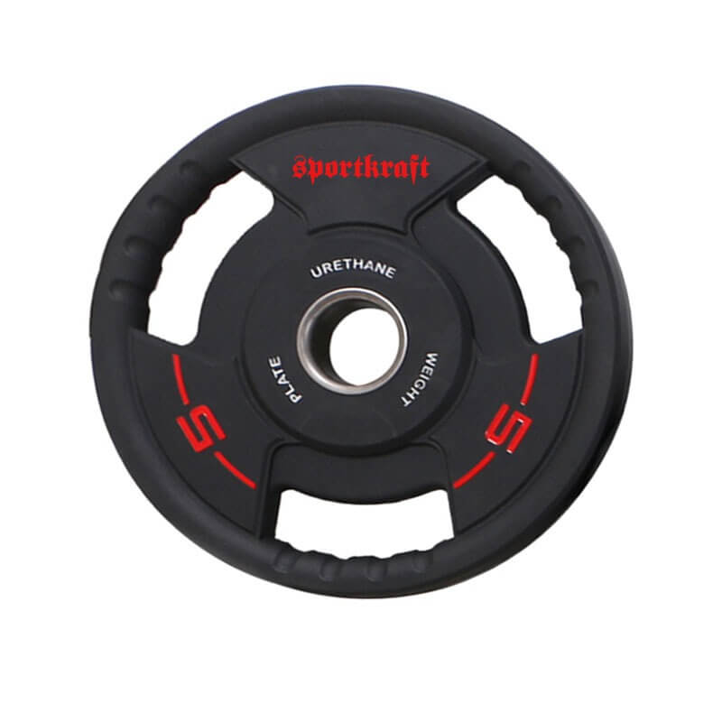 SportKraft Premium PU levypaino - 25kg