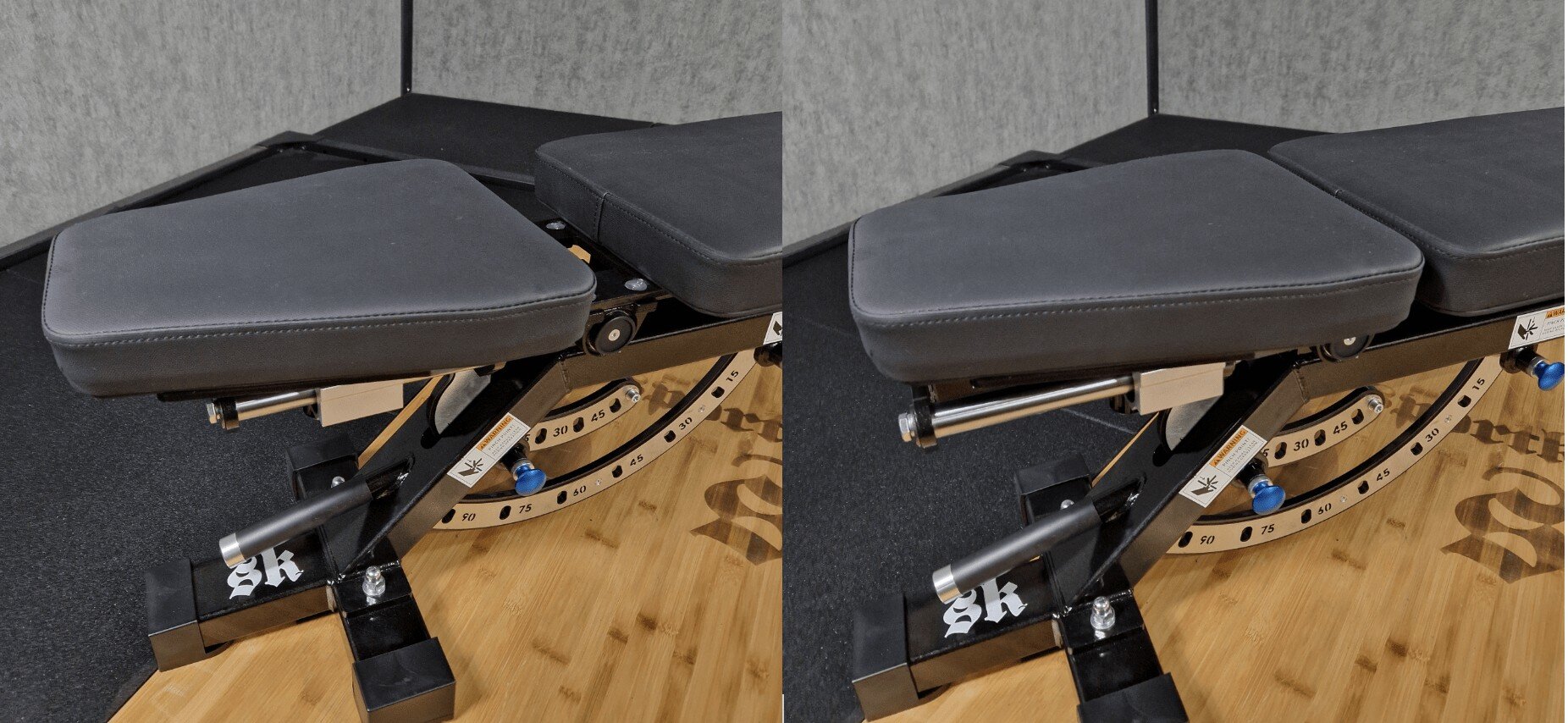 Säädettävä penkki kuntosalille