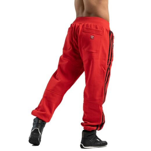 GAZOZ Heavystripe Sweatpants Red
