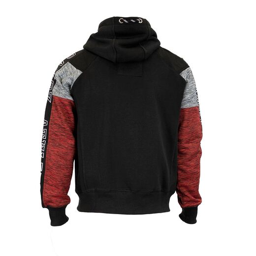 GAZOZ Athletic hoodie black grey red 4