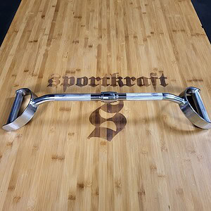 Taljakahva poikittaisotteella, lapiokahva