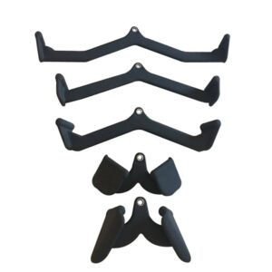 Mustat seinäkitaratelineet eri kokoisille soittimille, tyylikäs ja kestävä säilytysratkaisu.