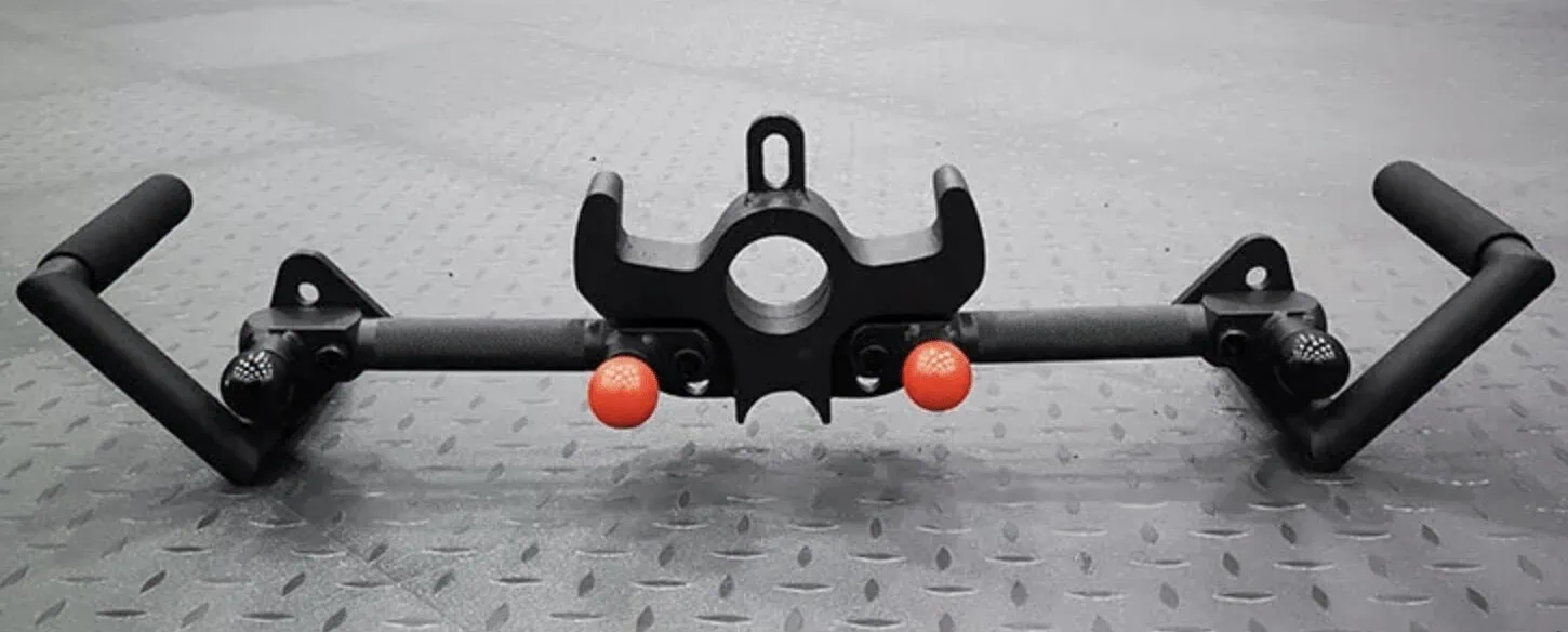 Monitoiminen kuntosaliväline, musta